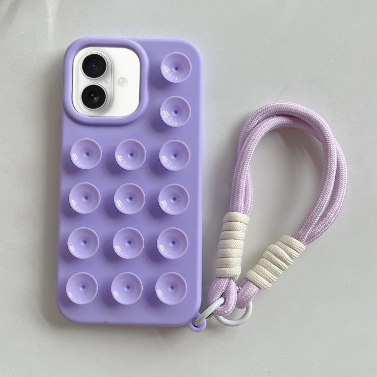Funda de silicona sencilla con ventosa y cordón para teléfono., For iPhone 17 Pro Max, For iPhone 17 Pro, For iPhone 17, For iPhone Air, For iPhone 16 Pro Max, For iPhone 16 Pro, For iPhone 16 Plus, For iPhone 16