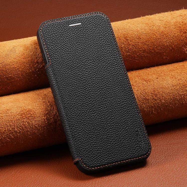 Funda para teléfono ESEBLE ultradelgada con ranura para tarjetas y cierre magnético de piel vegana, For iPhone 17e / 16e, For iPhone 16 Pro Max, For iPhone 16 Pro, For iPhone 16, For iPhone 15 Pro Max, For iPhone 15 Pro, For iPhone 15, For iPhone 14 / ...