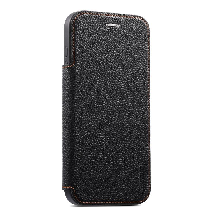 Funda para teléfono ESEBLE ultradelgada con ranura para tarjetas y cierre magnético de piel vegana, For iPhone 17e / 16e, For iPhone 16 Pro Max, For iPhone 16 Pro, For iPhone 16, For iPhone 15 Pro Max, For iPhone 15 Pro, For iPhone 15, For iPhone 14 / ...