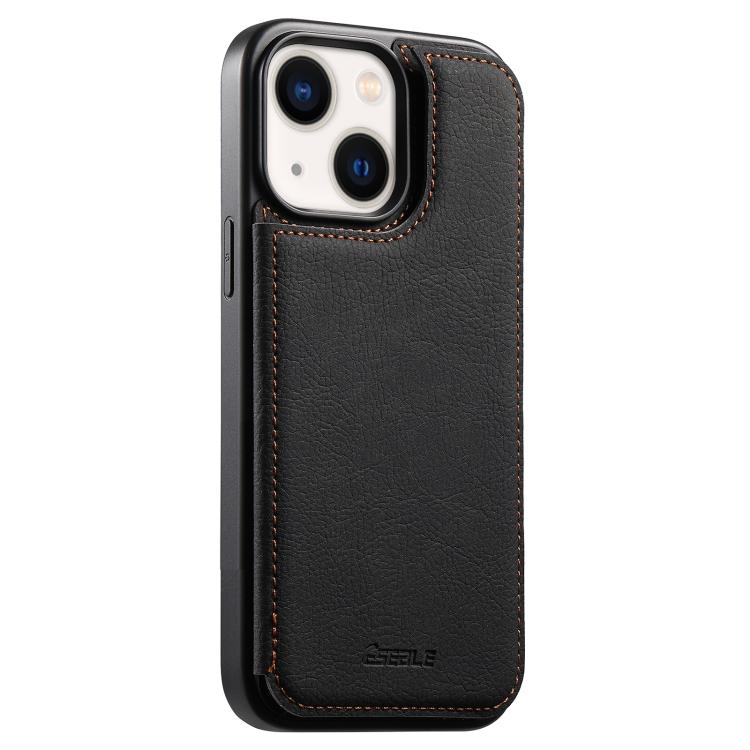 Funda para teléfono ESEBLE con textura retro, doble hebilla y ranura para tarjetas., For iPhone 17e / 16e, For iPhone 17 Pro Max, For iPhone 17 Pro, For iPhone 17, For iPhone Air, For iPhone 16 Pro Max, For iPhone 16 Pro, For iPhone 16                 ...
