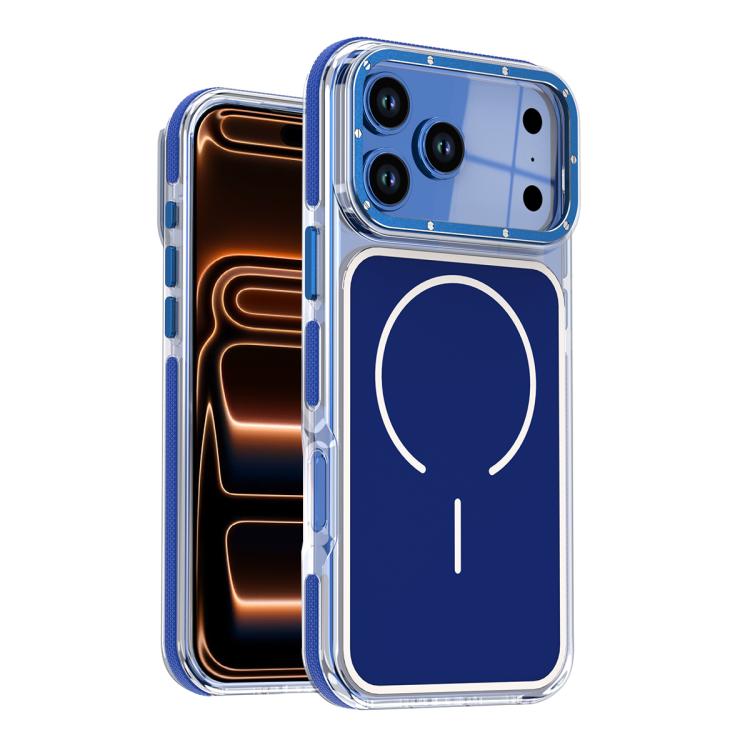Funda magnética para teléfono de TPU y acrílico bicolor vibrante, For iPhone 16e / 17e, For iPhone 17 Pro Max, For iPhone 17 Pro, For iPhone 17, For iPhone Air, For iPhone 16 Pro Max, For iPhone 16 Pro, For iPhone 16 Plus, For iPhone 16
