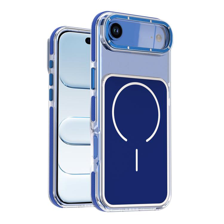 Funda magnética para teléfono de TPU y acrílico bicolor vibrante, For iPhone 16e / 17e, For iPhone 17 Pro Max, For iPhone 17 Pro, For iPhone 17, For iPhone Air, For iPhone 16 Pro Max, For iPhone 16 Pro, For iPhone 16 Plus, For iPhone 16