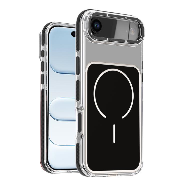 Funda magnética para teléfono de TPU y acrílico bicolor vibrante, For iPhone 16e / 17e, For iPhone 17 Pro Max, For iPhone 17 Pro, For iPhone 17, For iPhone Air, For iPhone 16 Pro Max, For iPhone 16 Pro, For iPhone 16 Plus, For iPhone 16