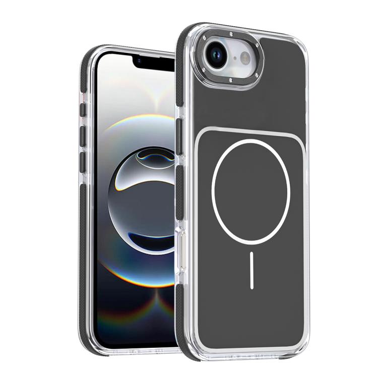 Funda magnética para teléfono de TPU y acrílico bicolor vibrante, For iPhone 16e / 17e, For iPhone 17 Pro Max, For iPhone 17 Pro, For iPhone 17, For iPhone Air, For iPhone 16 Pro Max, For iPhone 16 Pro, For iPhone 16 Plus, For iPhone 16