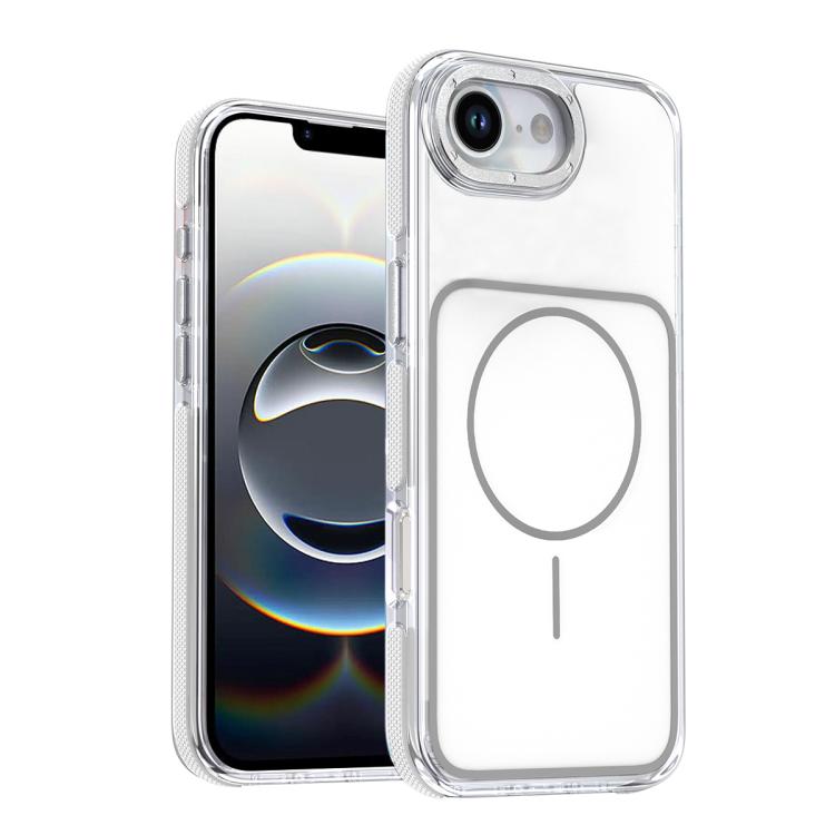 Funda magnética para teléfono de TPU y acrílico bicolor vibrante, For iPhone 16e / 17e, For iPhone 17 Pro Max, For iPhone 17 Pro, For iPhone 17, For iPhone Air, For iPhone 16 Pro Max, For iPhone 16 Pro, For iPhone 16 Plus, For iPhone 16