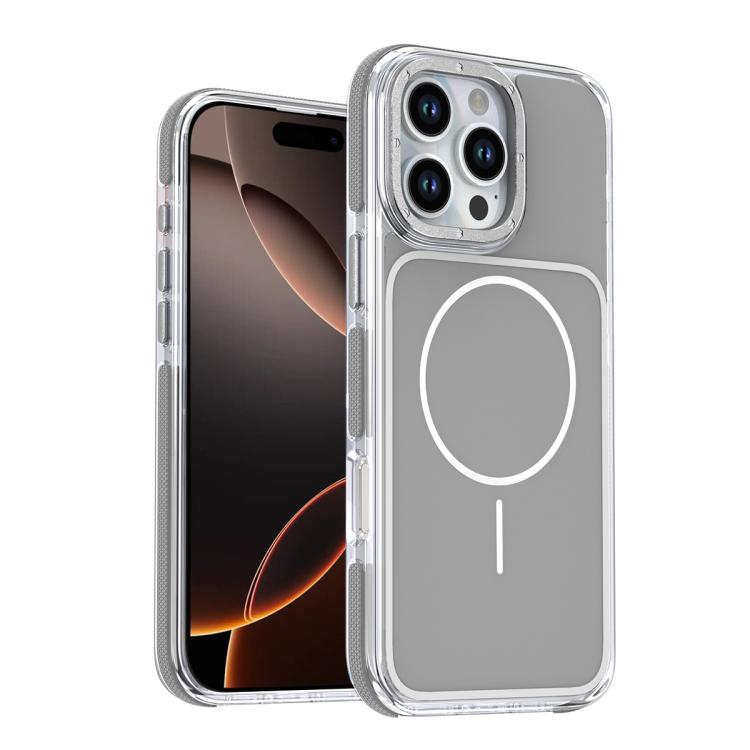 Funda magnética para teléfono de TPU y acrílico bicolor vibrante, For iPhone 16e / 17e, For iPhone 17 Pro Max, For iPhone 17 Pro, For iPhone 17, For iPhone Air, For iPhone 16 Pro Max, For iPhone 16 Pro, For iPhone 16 Plus, For iPhone 16