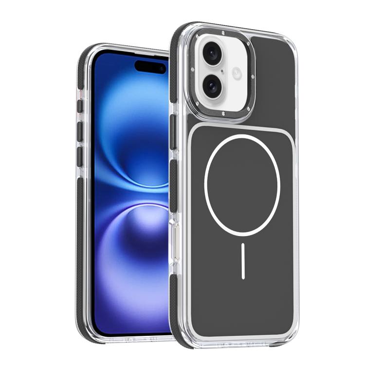 Funda magnética para teléfono de TPU y acrílico bicolor vibrante, For iPhone 16e / 17e, For iPhone 17 Pro Max, For iPhone 17 Pro, For iPhone 17, For iPhone Air, For iPhone 16 Pro Max, For iPhone 16 Pro, For iPhone 16 Plus, For iPhone 16