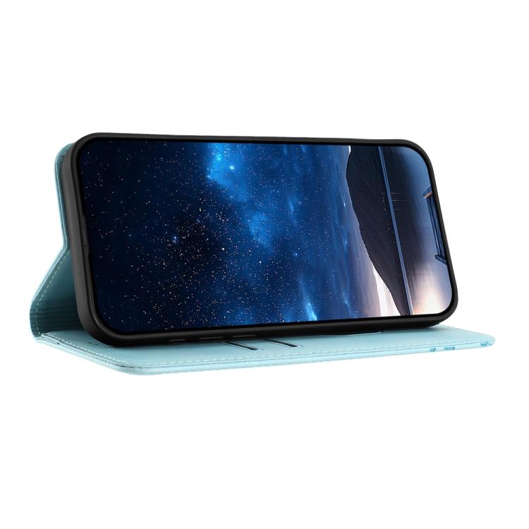 Funda magnética para teléfono de piel vegana con estampado de tulipanes y mariposas, For iPhone 16, For iPhone 15 Pro Max, For iPhone 15 Pro, For iPhone 15 Plus