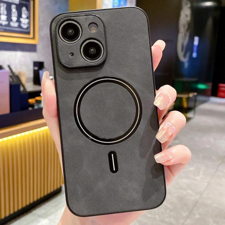 Funda magnética para teléfono de piel sintética de cordero, For iPhone 14, For iPhone 14 Pro, For iPhone 14 Pro Max, For iPhone 13 Pro Max, For iPhone 13 Pro, For iPhone 13, For iPhone 12, For iPhone 12 Pro Max