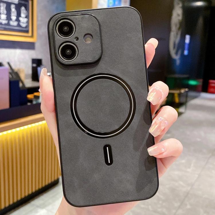 Funda magnética para teléfono de piel sintética de cordero, For iPhone 17e / 16e, For iPhone 17 Pro Max, For iPhone 17 Pro, For iPhone 17, For iPhone Air, For iPhone 16 Pro Max, For iPhone 16 Pro, For iPhone 16 Plus