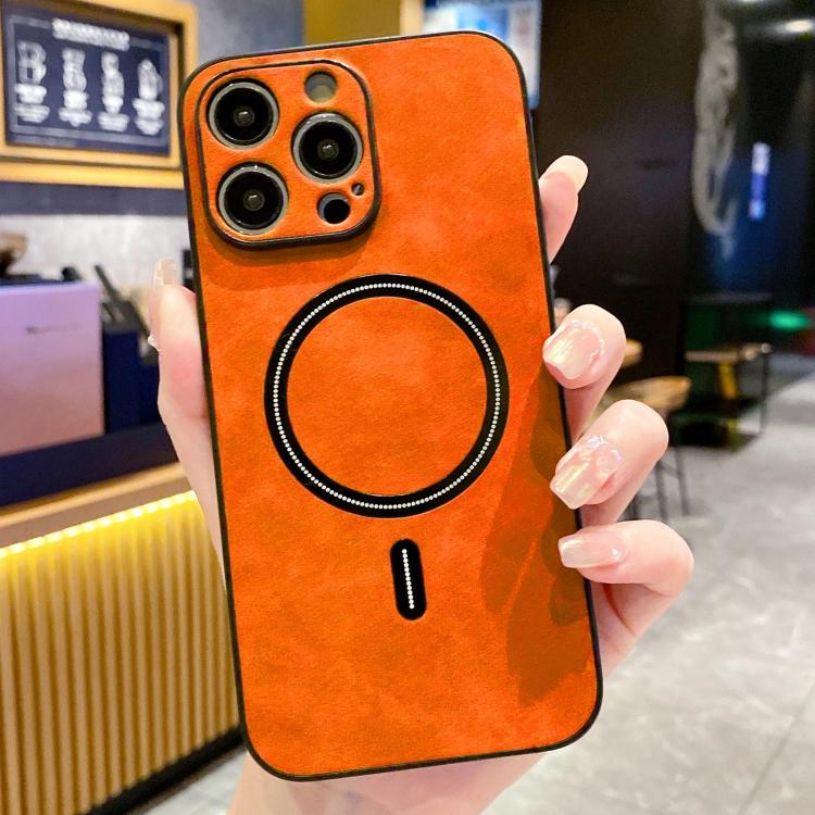 Funda magnética para teléfono de piel sintética de cordero, For iPhone 17e / 16e, For iPhone 17 Pro Max, For iPhone 17 Pro, For iPhone 17, For iPhone Air, For iPhone 16 Pro Max, For iPhone 16 Pro, For iPhone 16 Plus