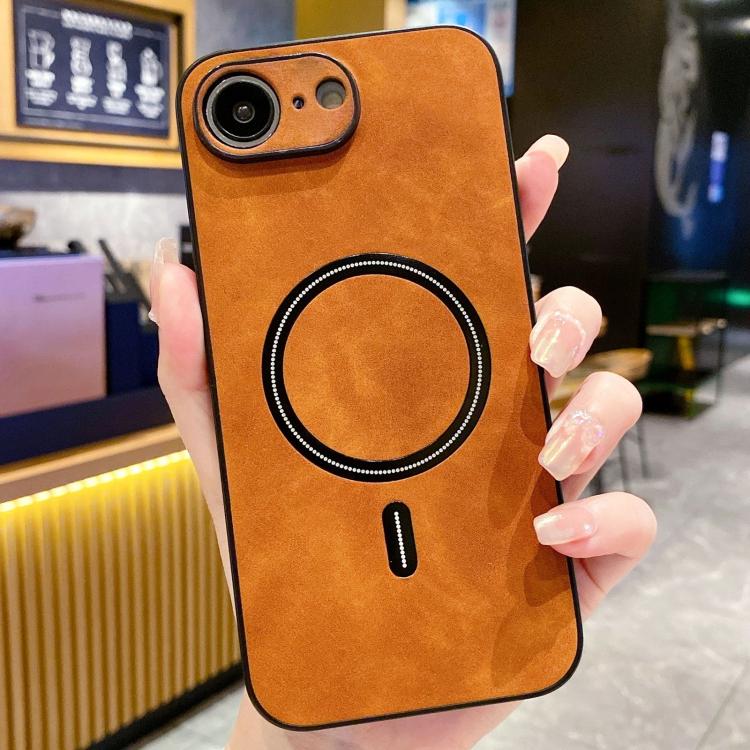 Funda magnética para teléfono de piel sintética de cordero, For iPhone 17e / 16e, For iPhone 17 Pro Max, For iPhone 17 Pro, For iPhone 17, For iPhone Air, For iPhone 16 Pro Max, For iPhone 16 Pro, For iPhone 16 Plus