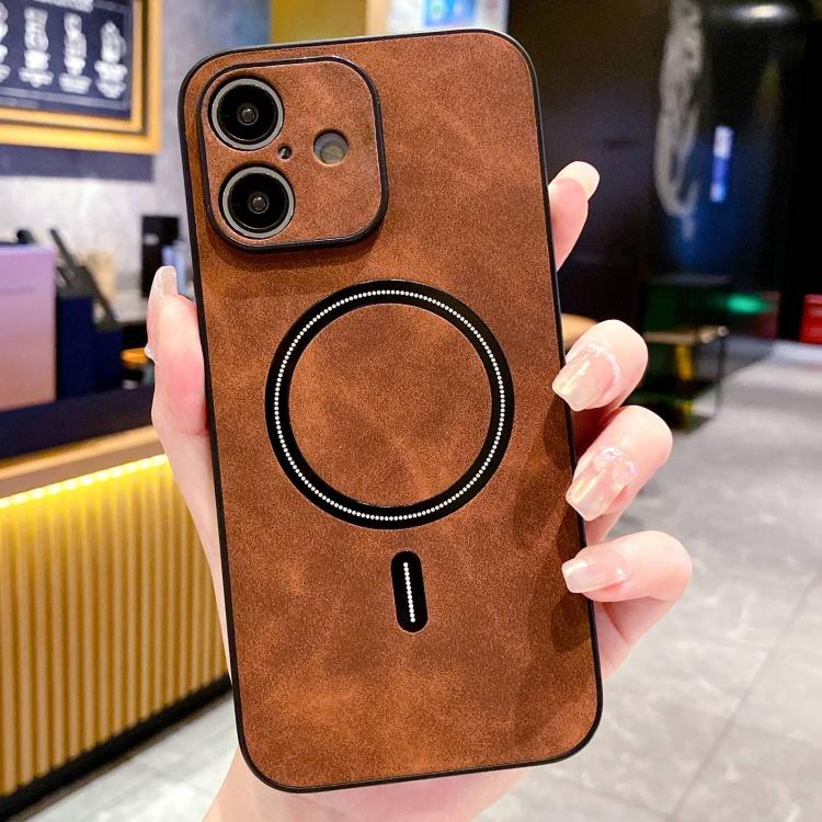 Funda magnética para teléfono de piel sintética de cordero, For iPhone 17e / 16e, For iPhone 17 Pro Max, For iPhone 17 Pro, For iPhone 17, For iPhone Air, For iPhone 16 Pro Max, For iPhone 16 Pro, For iPhone 16 Plus