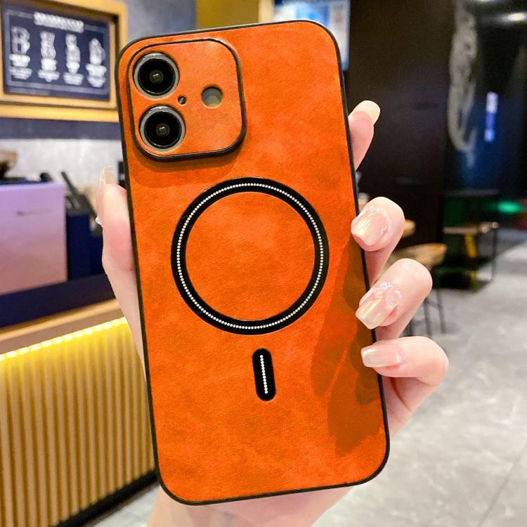 Funda magnética para teléfono de piel sintética de cordero, For iPhone 17e / 16e, For iPhone 17 Pro Max, For iPhone 17 Pro, For iPhone 17, For iPhone Air, For iPhone 16 Pro Max, For iPhone 16 Pro, For iPhone 16 Plus