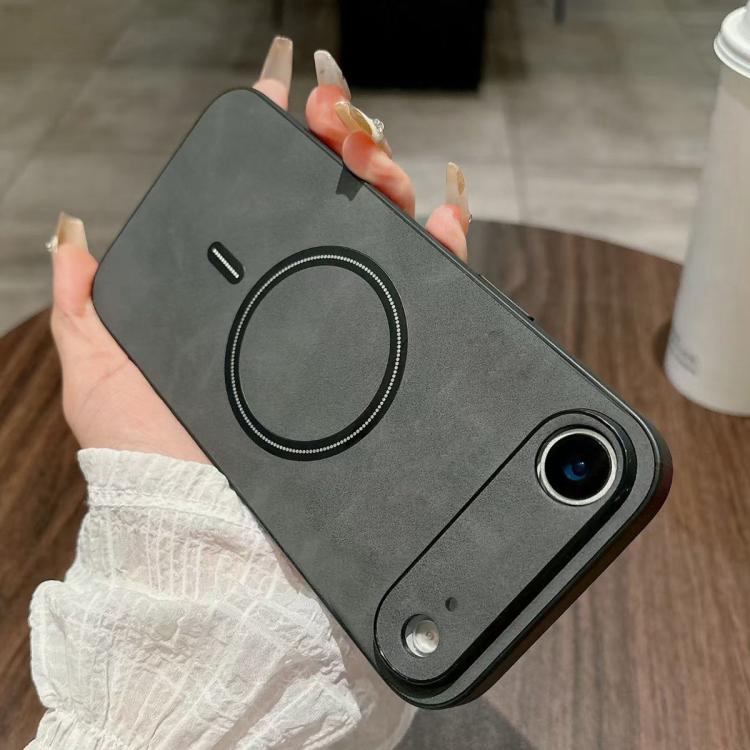 Funda magnética para teléfono de piel sintética de cordero, For iPhone 17e / 16e, For iPhone 17 Pro Max, For iPhone 17 Pro, For iPhone 17, For iPhone Air, For iPhone 16 Pro Max, For iPhone 16 Pro, For iPhone 16 Plus