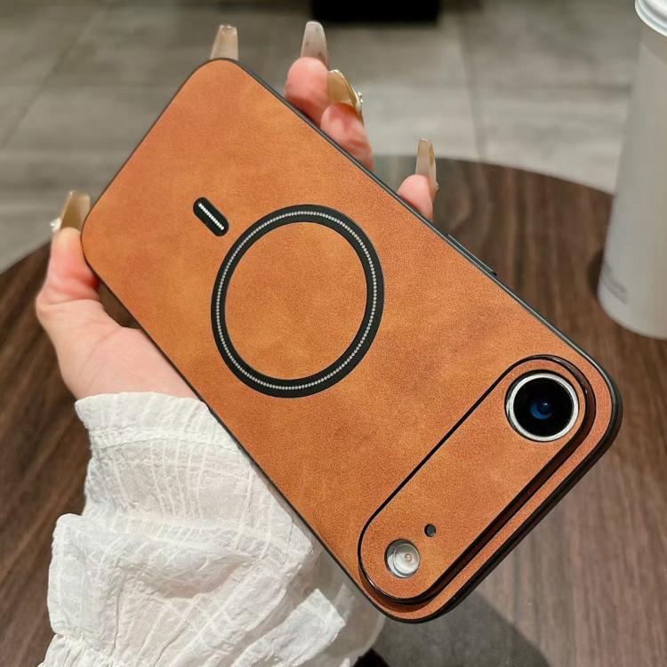 Funda magnética para teléfono de piel sintética de cordero, For iPhone 17e / 16e, For iPhone 17 Pro Max, For iPhone 17 Pro, For iPhone 17, For iPhone Air, For iPhone 16 Pro Max, For iPhone 16 Pro, For iPhone 16 Plus