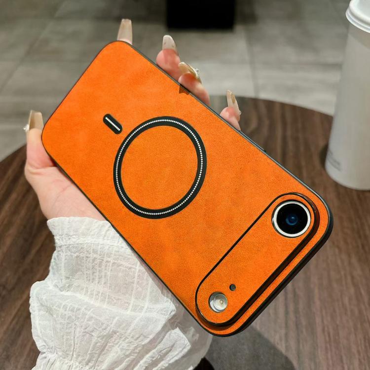Funda magnética para teléfono de piel sintética de cordero, For iPhone 17e / 16e, For iPhone 17 Pro Max, For iPhone 17 Pro, For iPhone 17, For iPhone Air, For iPhone 16 Pro Max, For iPhone 16 Pro, For iPhone 16 Plus