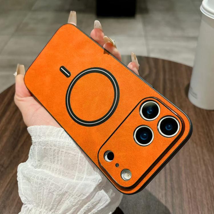 Funda magnética para teléfono de piel sintética de cordero, For iPhone 17e / 16e, For iPhone 17 Pro Max, For iPhone 17 Pro, For iPhone 17, For iPhone Air, For iPhone 16 Pro Max, For iPhone 16 Pro, For iPhone 16 Plus