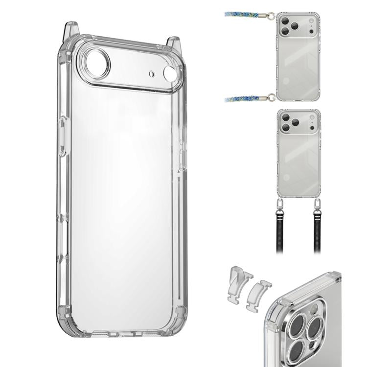 Funda para teléfono XDcase Candy DIY desmontable con orificio para cordón y resistente a los golpes, For iPhone 17 Pro Max, For iPhone 17 Pro, For iPhone 17, For iPhone Air, For iPhone 16 Pro Max, For iPhone 16 Pro, For iPhone 16 Plus, For iPhone 16