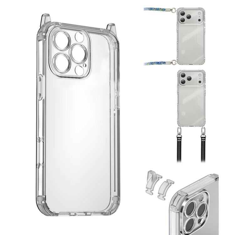 Funda para teléfono XDcase Candy DIY desmontable con orificio para cordón y resistente a los golpes, For iPhone 17 Pro Max, For iPhone 17 Pro, For iPhone 17, For iPhone Air, For iPhone 16 Pro Max, For iPhone 16 Pro, For iPhone 16 Plus, For iPhone 16