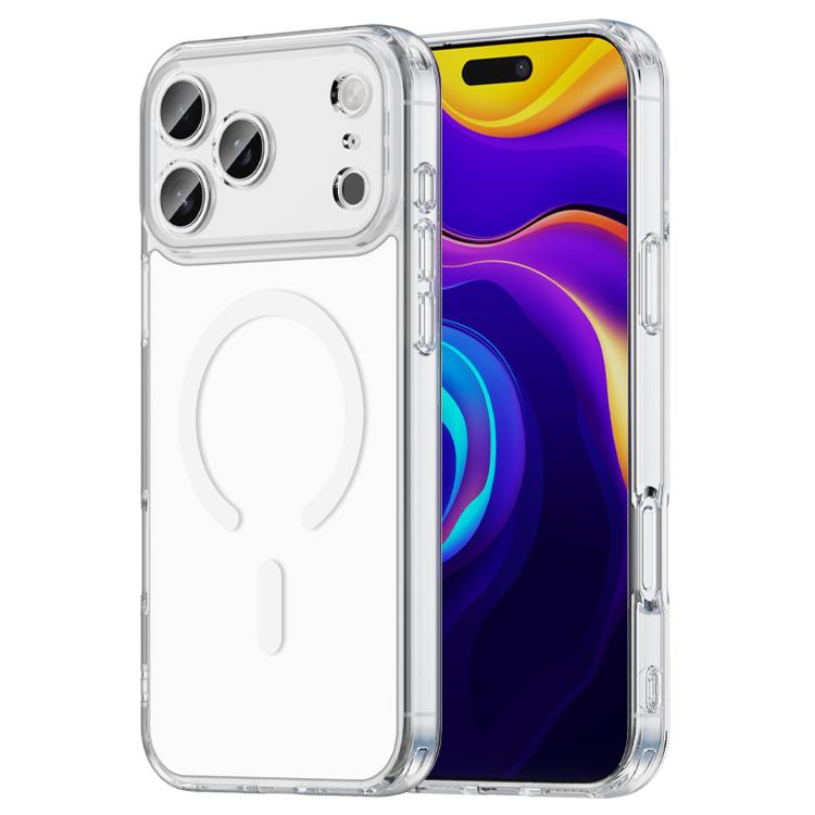 Funda híbrida de TPU para PC con airbag y a prueba de golpes MagSafe, For iPhone 18, For iPhone 18 Pro, For iPhone 18 Pro Max, For iPhone 17e / 16e, For iPhone 17 Pro Max, For iPhone 17 Pro, For iPhone 17, For iPhone Air, For iPhone 16 Pro Max         ...