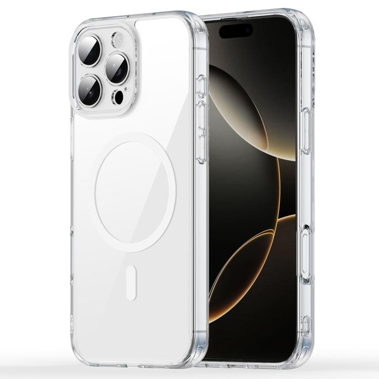Funda híbrida de TPU para PC con airbag y a prueba de golpes MagSafe, For iPhone 18, For iPhone 18 Pro, For iPhone 18 Pro Max, For iPhone 17e / 16e, For iPhone 17 Pro Max, For iPhone 17 Pro, For iPhone 17, For iPhone Air, For iPhone 16 Pro Max         ...