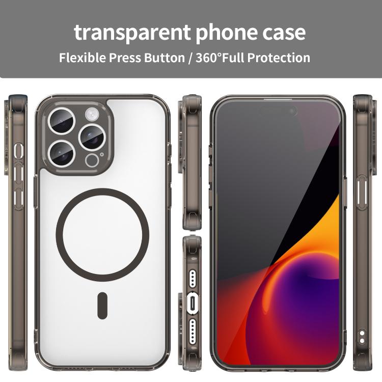 Funda híbrida de TPU para PC con airbag y a prueba de golpes MagSafe, For iPhone 15 Pro Max, For iPhone 15 Pro, For iPhone 15 Plus, For iPhone 15