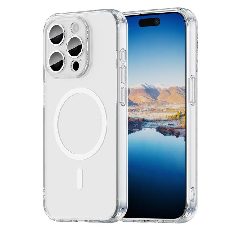 Funda híbrida de TPU para PC con airbag y a prueba de golpes MagSafe, For iPhone 15 Pro Max, For iPhone 15 Pro, For iPhone 15 Plus, For iPhone 15