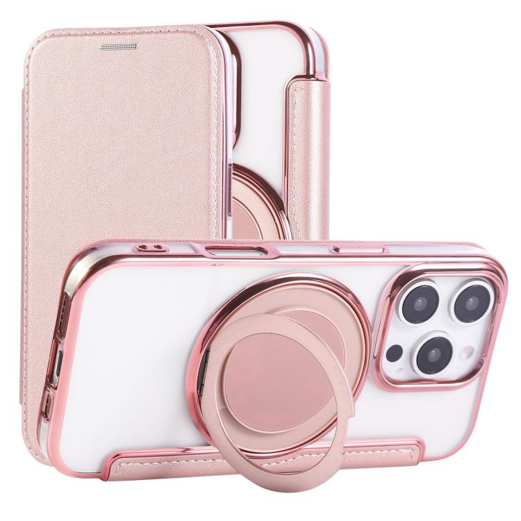 Funda para teléfono de cuero vegano con soporte giratorio ultrafino y revestimiento magnético., For iPhone 16 Pro, For iPhone 16 Plus, For iPhone 16, For iPhone 15 Pro Max, For iPhone 15 Pro, For iPhone 15 Plus / 14 Plus