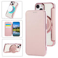 Funda para teléfono de cuero vegano con soporte giratorio ultrafino y revestimiento magnético., For iPhone 15, For iPhone 14 / 13, For iPhone 14 Pro, For iPhone 14 Pro Max, For iPhone 13 Pro Max, For iPhone 13 Pro