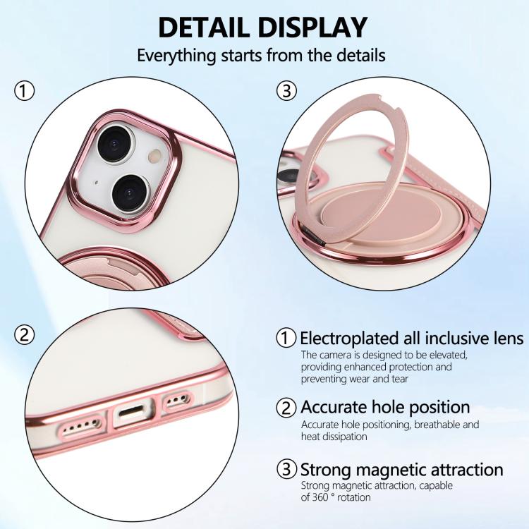 Funda para teléfono de cuero vegano con soporte giratorio ultrafino y revestimiento magnético., For iPhone 15, For iPhone 14 / 13, For iPhone 14 Pro, For iPhone 14 Pro Max, For iPhone 13 Pro Max, For iPhone 13 Pro