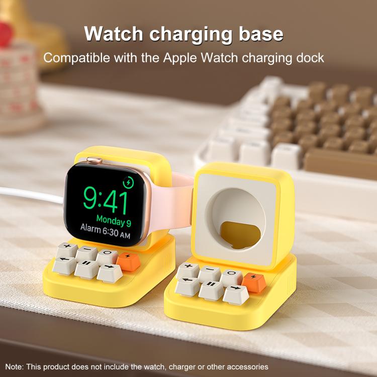 Soporte de carga para reloj inteligente con diseño de máquina de escribir XDcase para Apple Watch