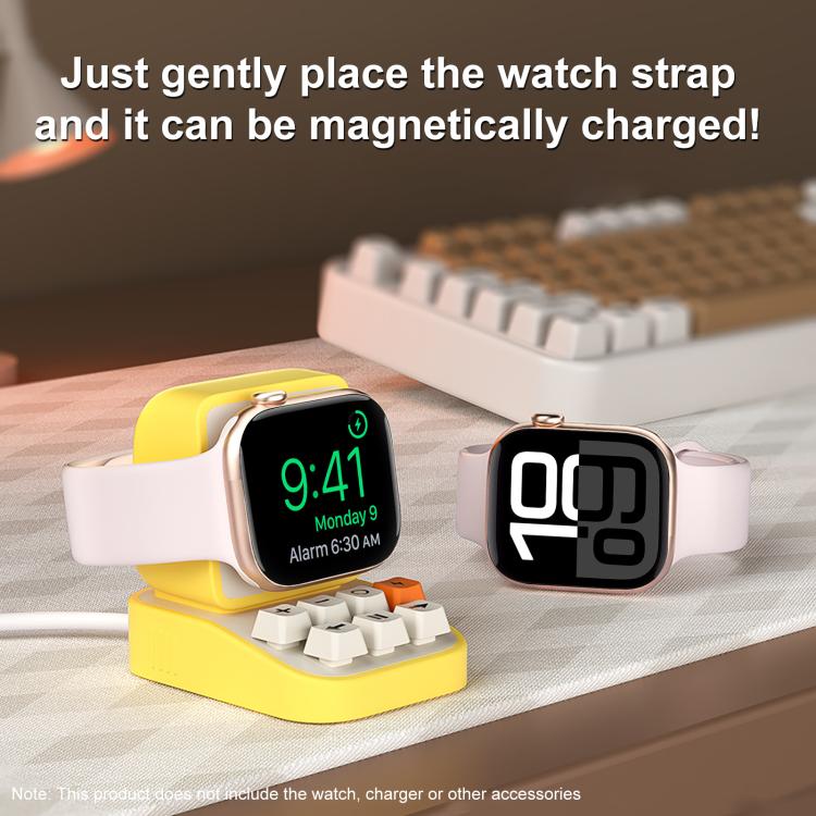 Soporte de carga para reloj inteligente con diseño de máquina de escribir XDcase para Apple Watch