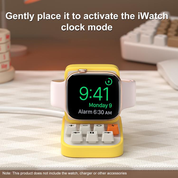 Soporte de carga para reloj inteligente con diseño de máquina de escribir XDcase para Apple Watch