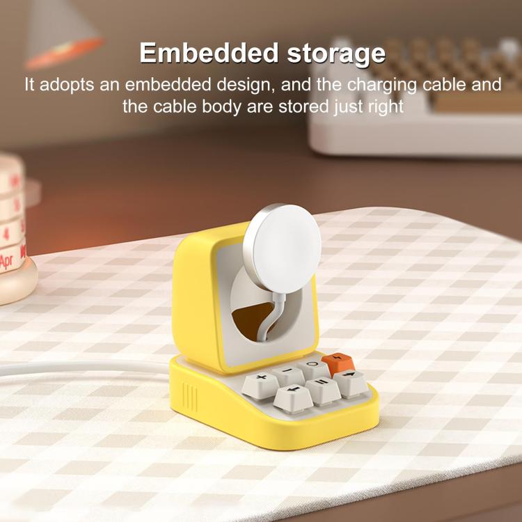 Soporte de carga para reloj inteligente con diseño de máquina de escribir XDcase para Apple Watch