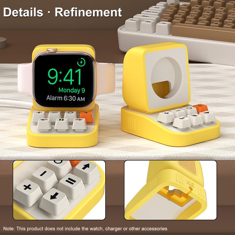 Soporte de carga para reloj inteligente con diseño de máquina de escribir XDcase para Apple Watch