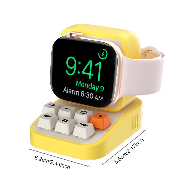 Soporte de carga para reloj inteligente con diseño de máquina de escribir XDcase para Apple Watch