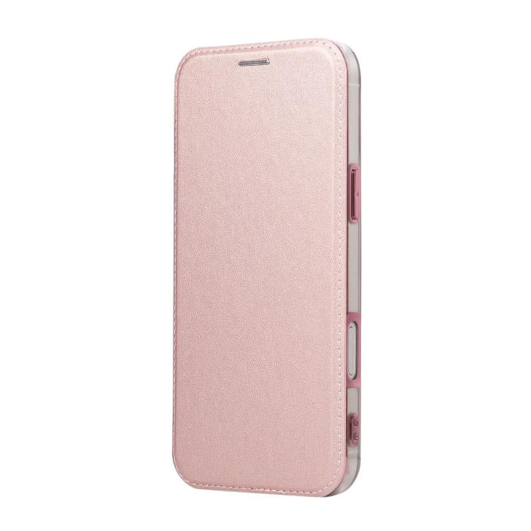 Funda para teléfono de piel vegana con revestimiento magnético ultrafino, For iPhone 18 Pro / 17 Pro, For iPhone 18 Pro Max / 17 Pro Max, For iPhone 17, For iPhone Air, For iPhone 16e, For iPhone 16 Pro Max