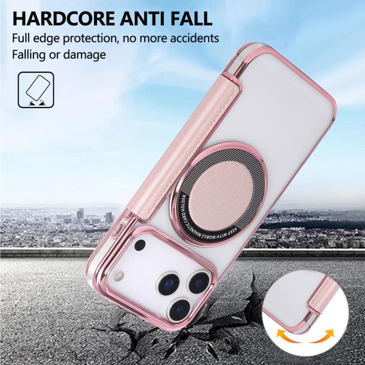 Funda para teléfono de piel vegana con revestimiento magnético ultrafino, For iPhone 18 Pro / 17 Pro, For iPhone 18 Pro Max / 17 Pro Max, For iPhone 17, For iPhone Air, For iPhone 16e, For iPhone 16 Pro Max