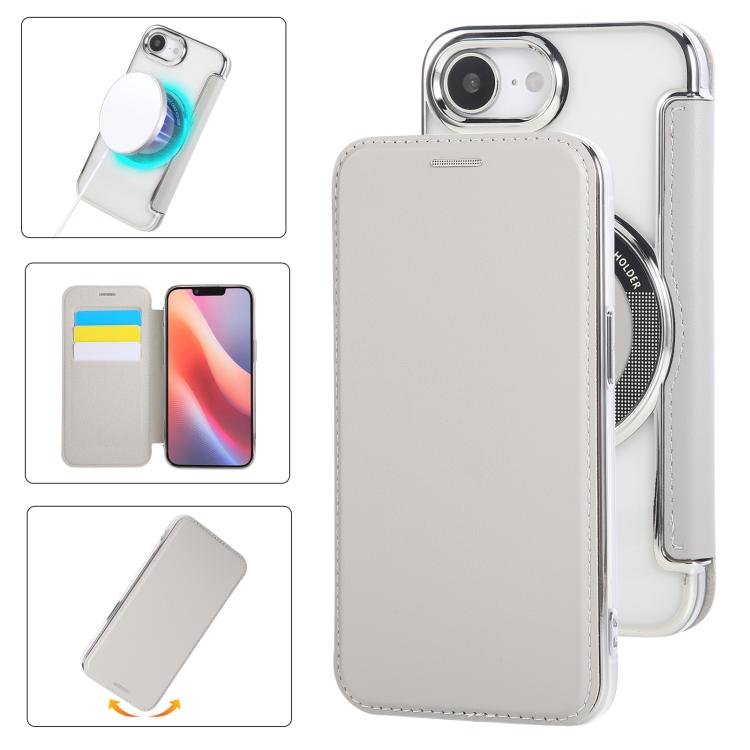 Funda para teléfono de piel vegana con revestimiento magnético ultrafino, For iPhone 18 Pro / 17 Pro, For iPhone 18 Pro Max / 17 Pro Max, For iPhone 17, For iPhone Air, For iPhone 16e, For iPhone 16 Pro Max