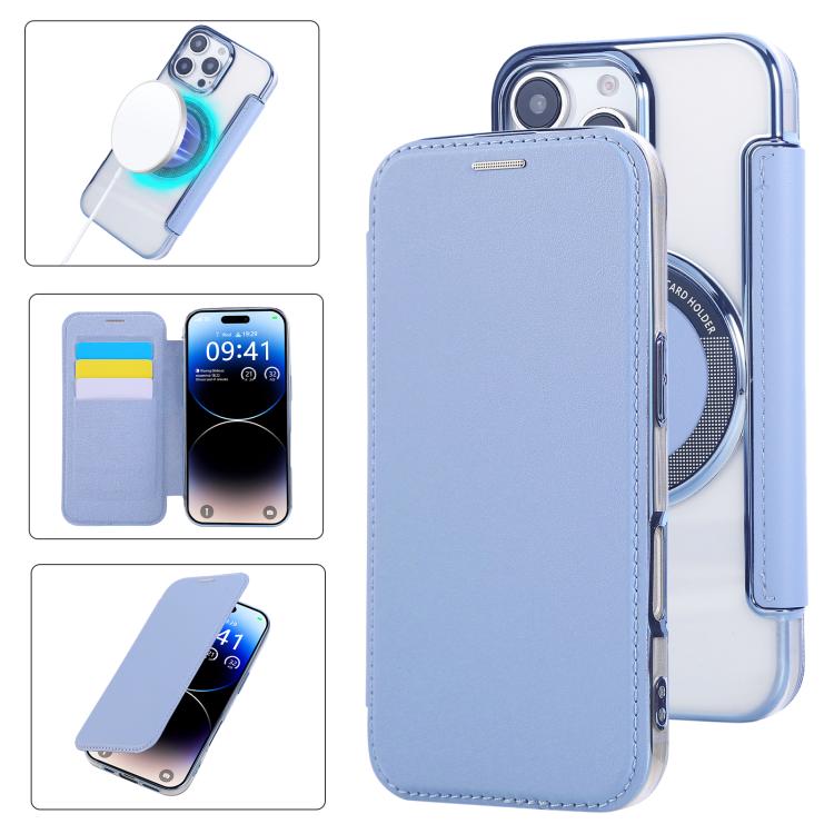 Funda para teléfono de piel vegana con revestimiento magnético ultrafino, For iPhone 18 Pro / 17 Pro, For iPhone 18 Pro Max / 17 Pro Max, For iPhone 17, For iPhone Air, For iPhone 16e, For iPhone 16 Pro Max