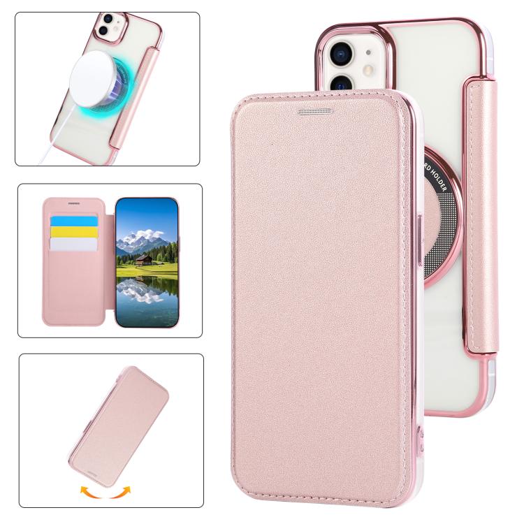 Funda para teléfono de piel vegana con revestimiento magnético ultrafino, For iPhone 12 / 12 Pro, For iPhone 12 Pro Max