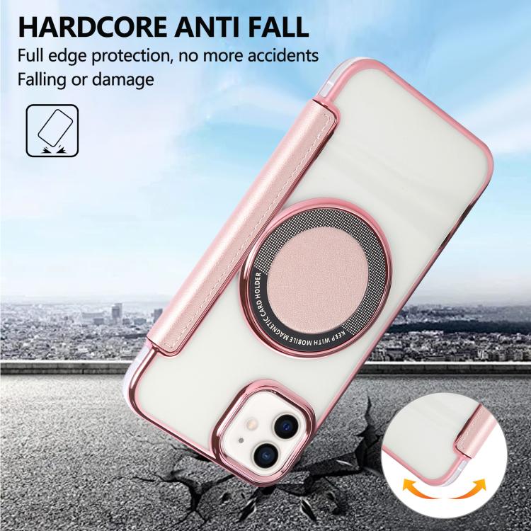 Funda para teléfono de piel vegana con revestimiento magnético ultrafino, For iPhone 12 / 12 Pro, For iPhone 12 Pro Max