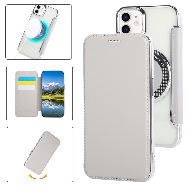 Funda para teléfono de piel vegana con revestimiento magnético ultrafino, For iPhone 12 / 12 Pro, For iPhone 12 Pro Max