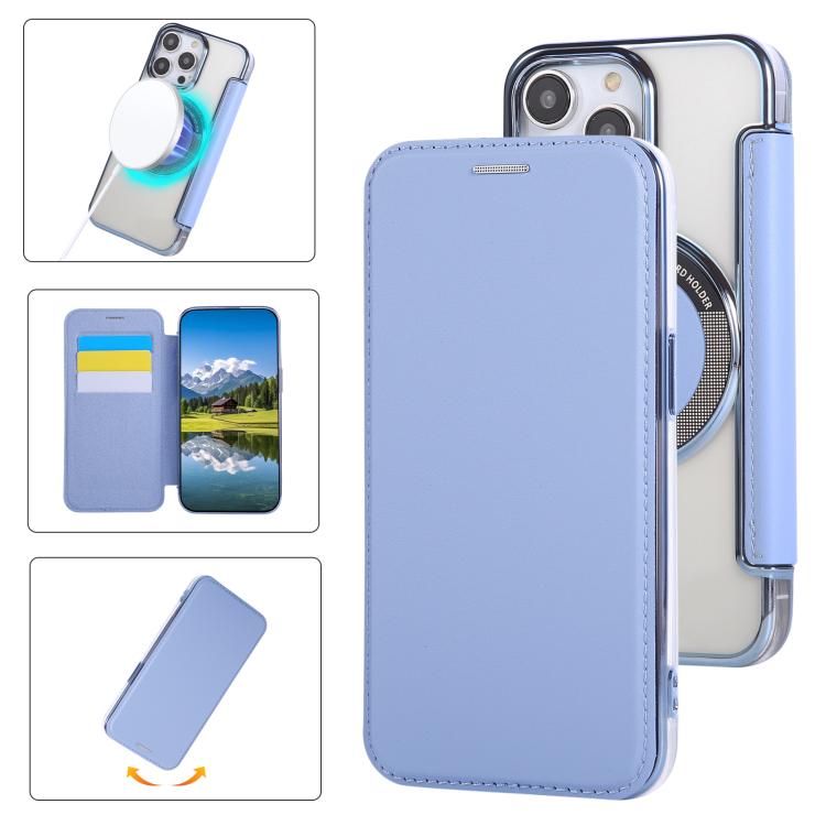 Funda para teléfono de piel vegana con revestimiento magnético ultrafino, For iPhone 12 / 12 Pro, For iPhone 12 Pro Max