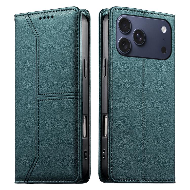 Funda para teléfono de cuero vegano magnética RFID con costuras, For iPhone 18 Pro / 17 Pro, For iPhone 18 Pro Max / 17 Pro Max, For iPhone 17e / 16e, For iPhone 17, For iPhone Air, For iPhone 16 Pro Max, For iPhone 16 Pro, For iPhone 16 Plus          ...