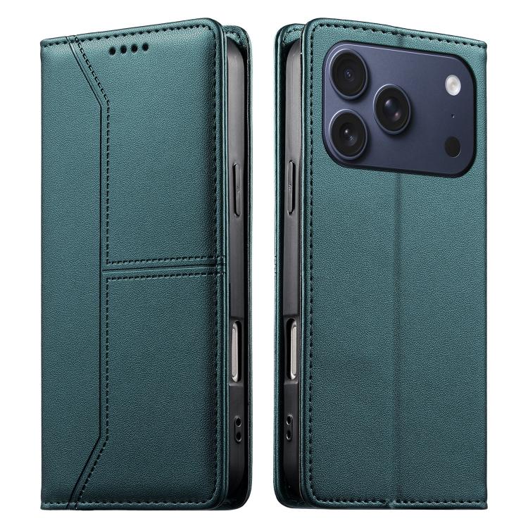 Funda para teléfono de cuero vegano magnética RFID con costuras, For iPhone 18 Pro / 17 Pro, For iPhone 18 Pro Max / 17 Pro Max, For iPhone 17e / 16e, For iPhone 17, For iPhone Air, For iPhone 16 Pro Max, For iPhone 16 Pro, For iPhone 16 Plus          ...