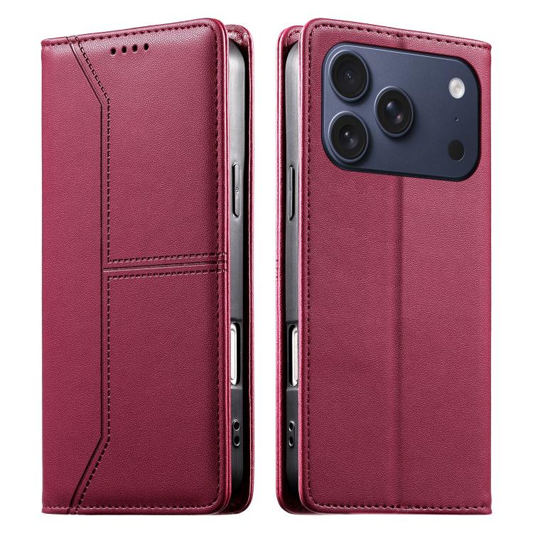 Funda para teléfono de cuero vegano magnética RFID con costuras, For iPhone 18 Pro / 17 Pro, For iPhone 18 Pro Max / 17 Pro Max, For iPhone 17e / 16e, For iPhone 17, For iPhone Air, For iPhone 16 Pro Max, For iPhone 16 Pro, For iPhone 16 Plus          ...