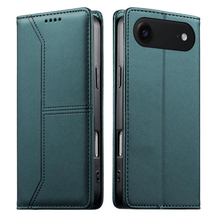 Funda para teléfono de cuero vegano magnética RFID con costuras, For iPhone 18 Pro / 17 Pro, For iPhone 18 Pro Max / 17 Pro Max, For iPhone 17e / 16e, For iPhone 17, For iPhone Air, For iPhone 16 Pro Max, For iPhone 16 Pro, For iPhone 16 Plus          ...