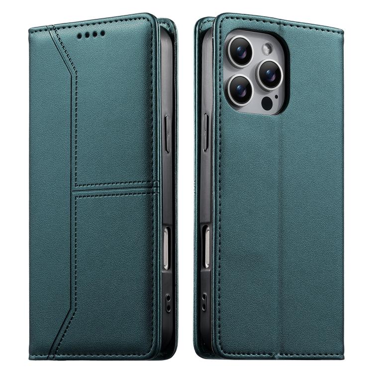 Funda para teléfono de cuero vegano magnética RFID con costuras, For iPhone 18 Pro / 17 Pro, For iPhone 18 Pro Max / 17 Pro Max, For iPhone 17e / 16e, For iPhone 17, For iPhone Air, For iPhone 16 Pro Max, For iPhone 16 Pro, For iPhone 16 Plus          ...